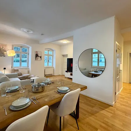 公寓 Ludwigshome Apartmenthaus - Einzelapartments Mit Kostenfreiem Parkplatz, Wlan, Voll Ausgestatteter Kueche
